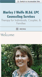 Mobile Screenshot of marleyjwolfecounseling.com